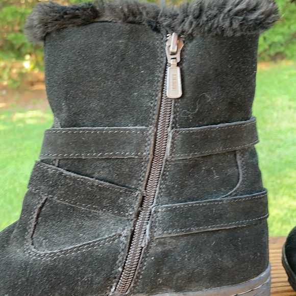 Khombu Black Leather Kelly Snow Boots - Picture 4 of 6